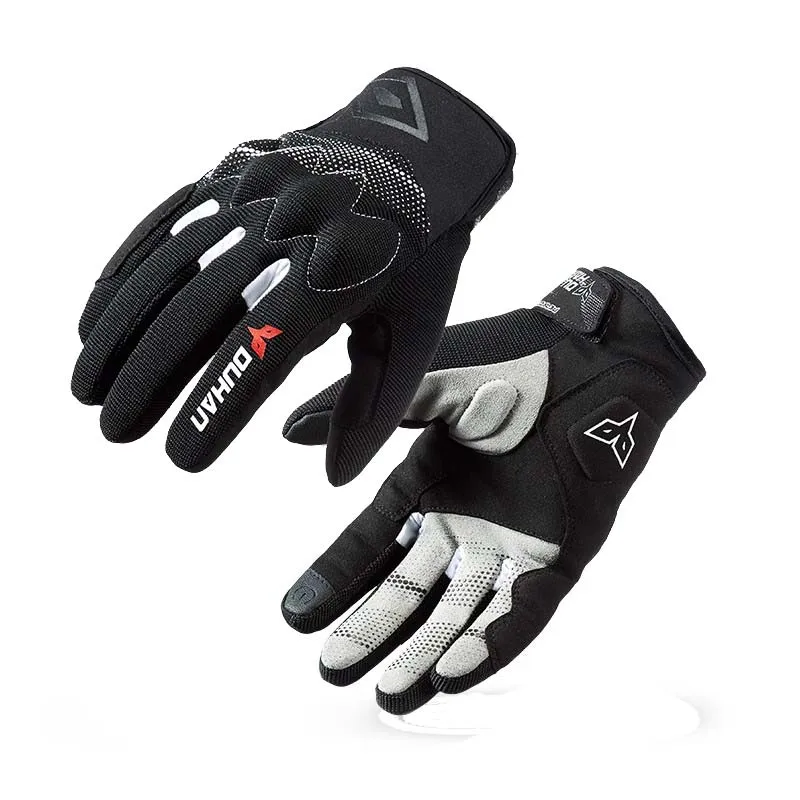 

Summer Men's Motorcycle Gloves DUHAN Breathable Slow rebound joint protection anti fall and wear-resistant