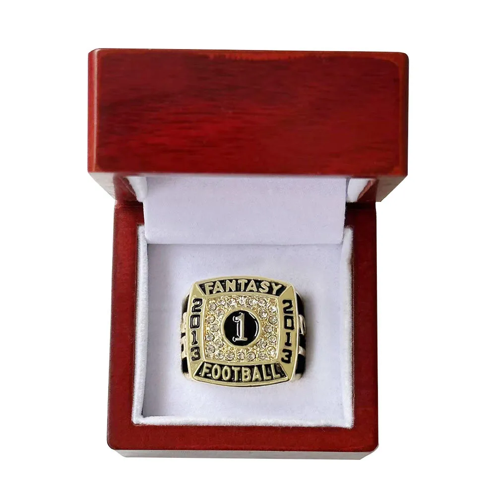2013 Fantasy Football Championship Ring FFL WINIER Trophy Prize for Fans Men's Commemorative Gifts