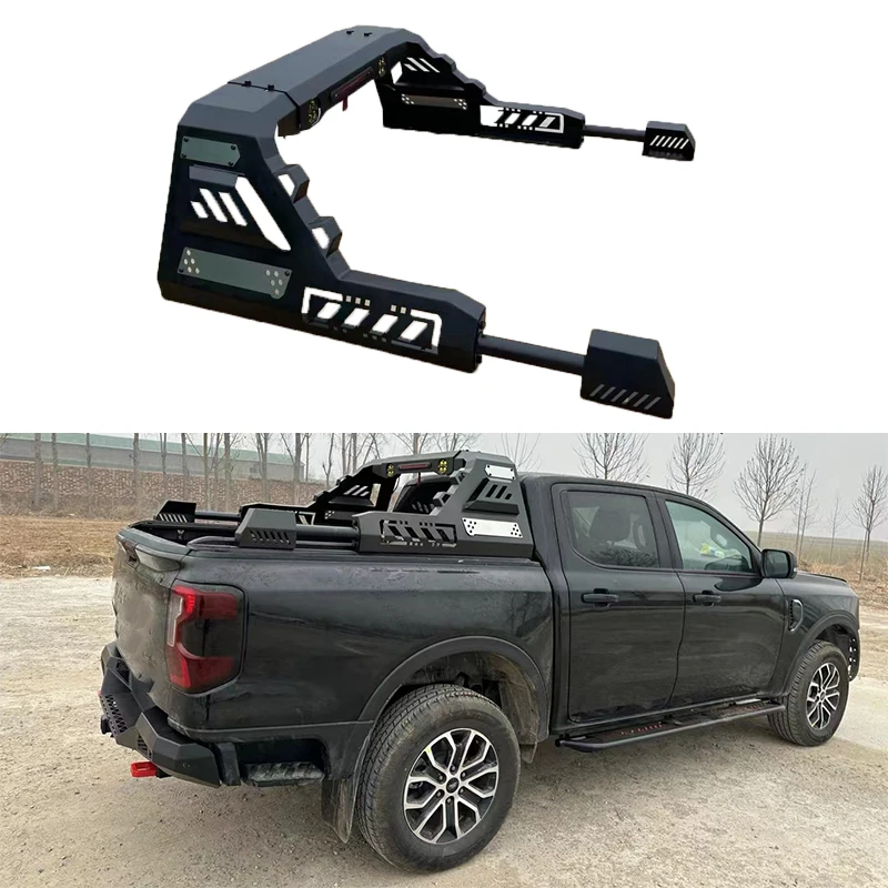

Universal Roll Bar with Spotlights Pickup 4x4 Auto External Accessories Pickup Truck Roll Bar for Ford Ranger Hilux Revo Nissan