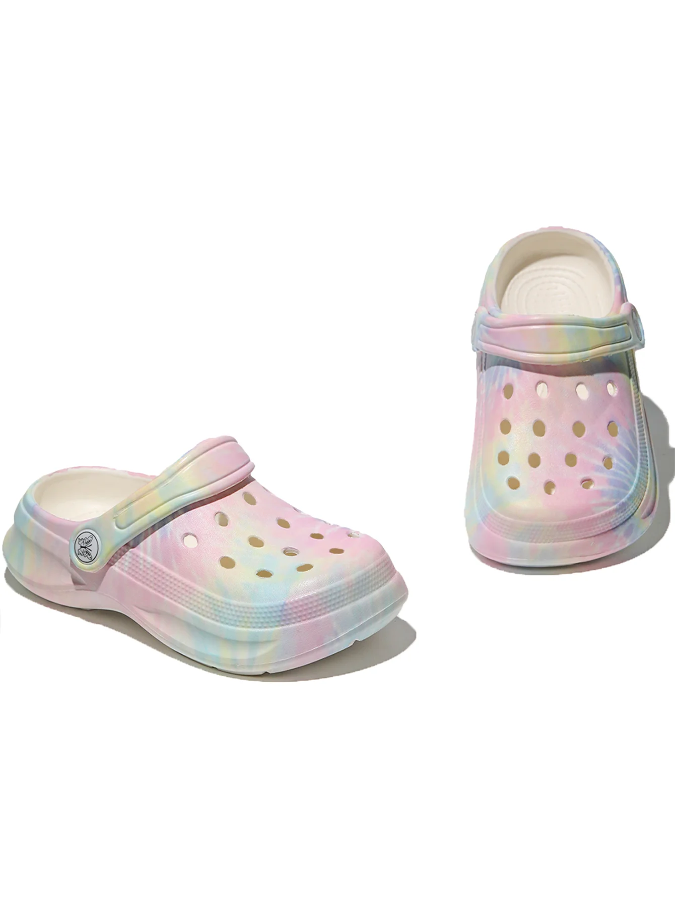 Kinder Slip-On Clogs und Pantoletten - Atmungsaktive, Wasserdichte EVA-Gartenschuhe mit Dekorativer Kette für Strand und Alltag 168 – Detail 11