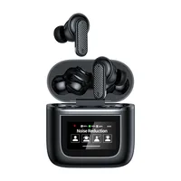 YW05 TWS Earphones 2024 Newest LCD Touch Screen Wireless Earphones with Noise Cancelling Sport YW05 Earbuds For JBL