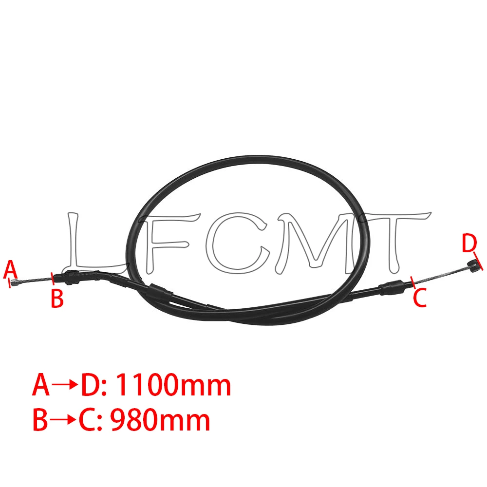 110cm Clutch Cable Wire Fit for BMW F900XR F900 XR 2020 2021 2022 Motorcycle Stainless Steel Clutch Line Control Cable Wire