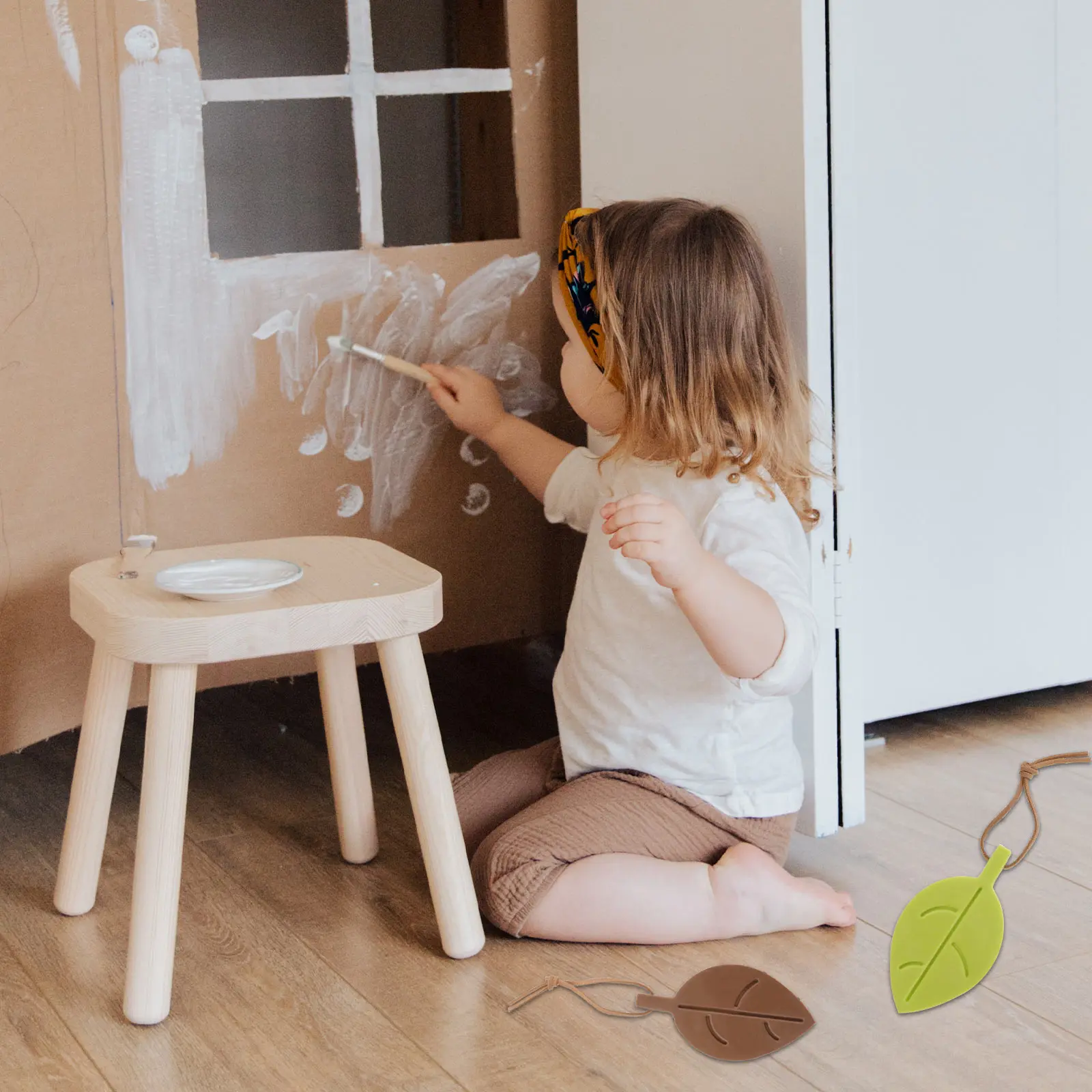 

8pcs Leaf Style Silicone Stoppers Security Door Stopper Baby Safety Protector Home Use Unscratchable Flexible Door Stop