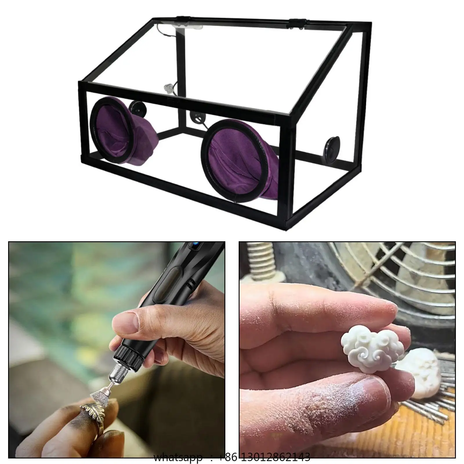 

Клетка для сбора пыли 2026, вытяжка для электрического сбора пыли, закрытая высокопроизводительная акриловая крышка ящика для сбора пыли