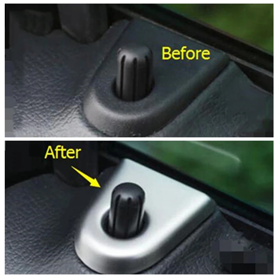 Inner Door Lock Pin Decor Cover Trim Fit For Mercedes-Benz VITO Viano V Class Valente Metris 2014 - 2021 Car Accessories