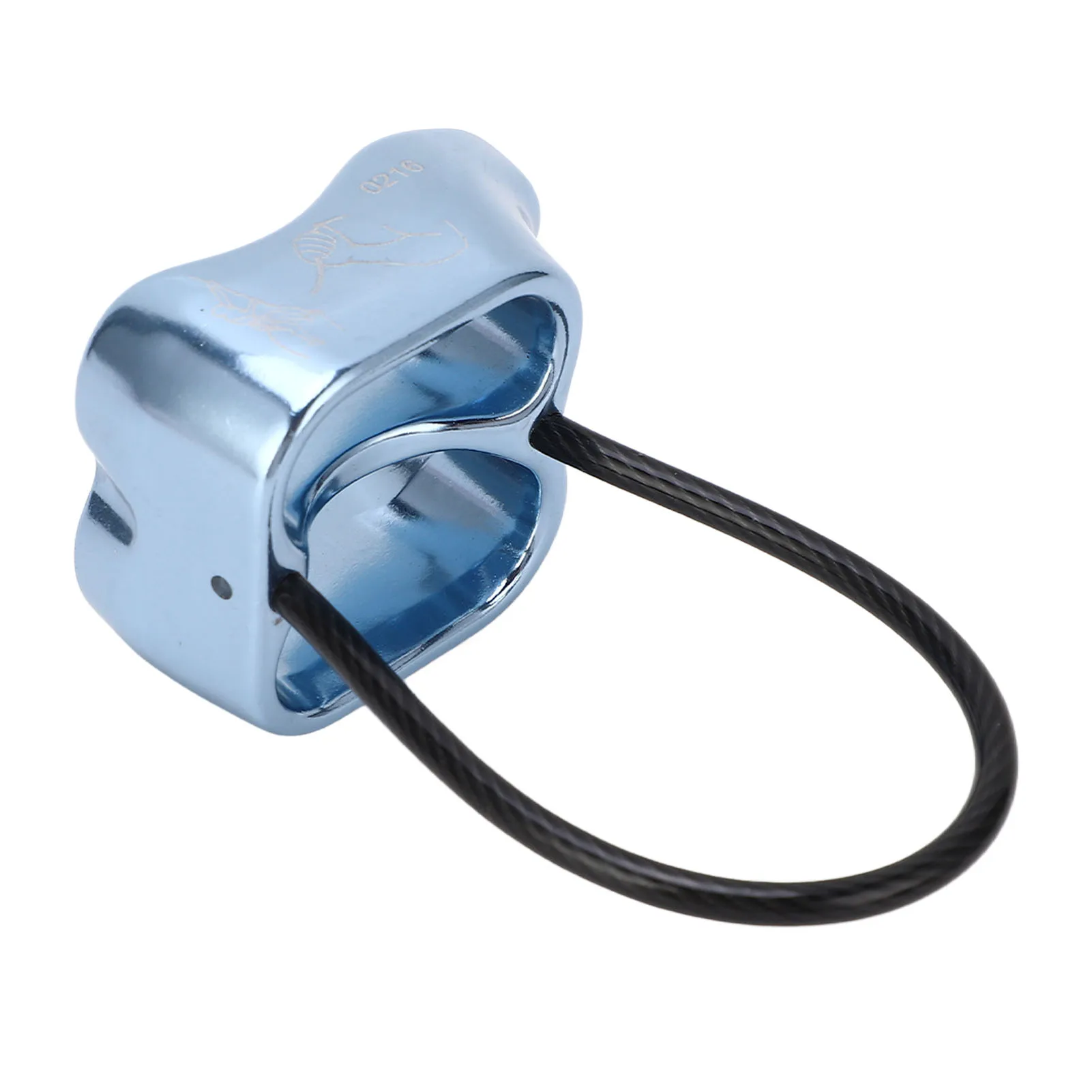 New Aluminum Alloy ATC Device Lightweight Steel Cable Keeper Rappel Device V-Groove Friction Climbing Descender Rock Climbing
