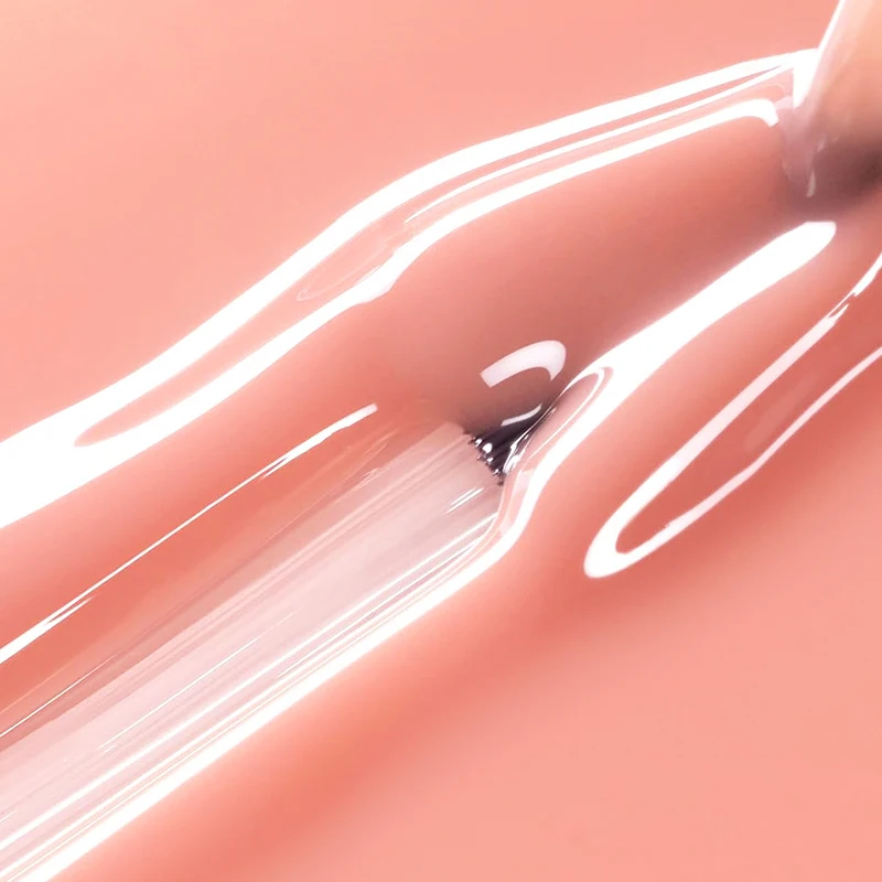 AWStorG 15ML Natural Nude Pink Color Nail Art Ice Transparent Bare Color Semi Permanent  Nail Enamel For Manicure Home Salon DIY