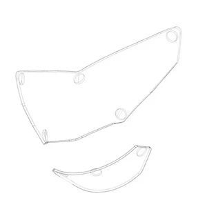 Protetor de tela frontal de motocicleta, protetor de lente, Honda NC750X, NC 750X, DCT 2021, 2022 6 principais vendas protetor farol honda nc750x - №4