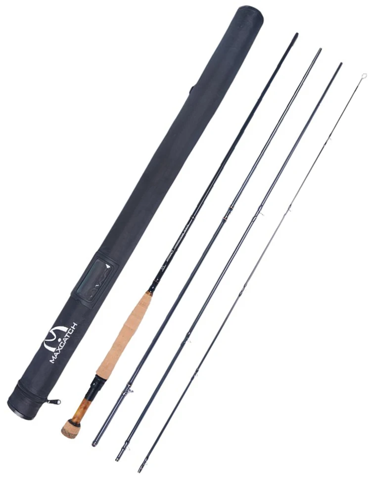 Maximumcatch 2/3/4WT Competition InTouch Nymph Fly Rod IM12 Carbon Fiber 10/10.5/11FT Moderate Euro Nymphing Fly Fishing Rod — zdjęcie 2