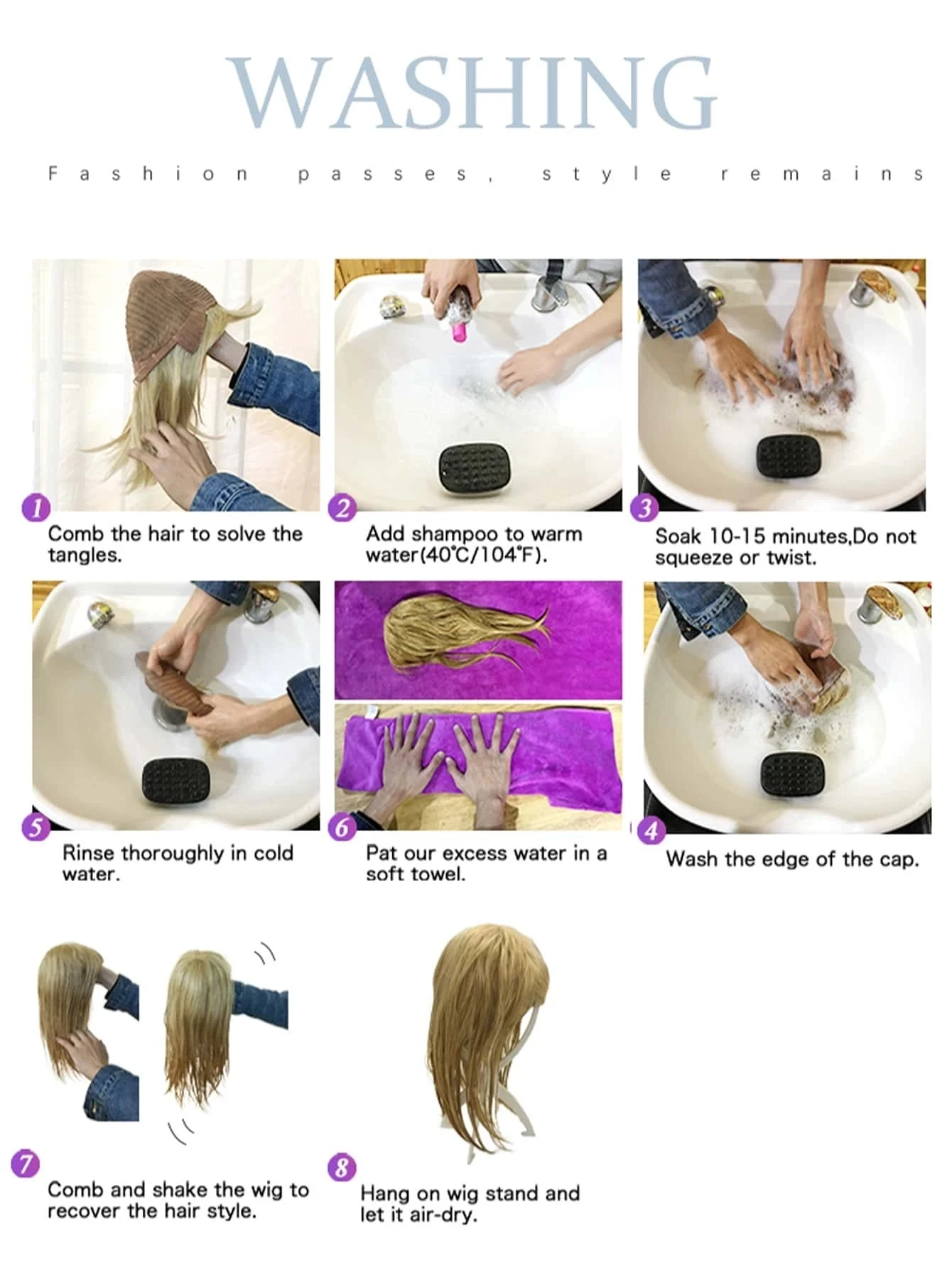 10-Zoll-Perücke, natürliche synthetische graue Perücken für Frauen, kurze lockige Perücke, tägliche Party, hitzebeständiges Haar – Detail 12