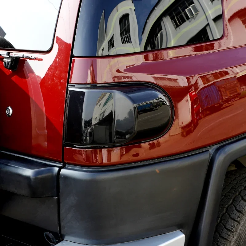 

2Pcs ABS Black For 2007-2021 Toyota FJ Cruiser car taillight brake indicator blackened shell protective cover Car accessories