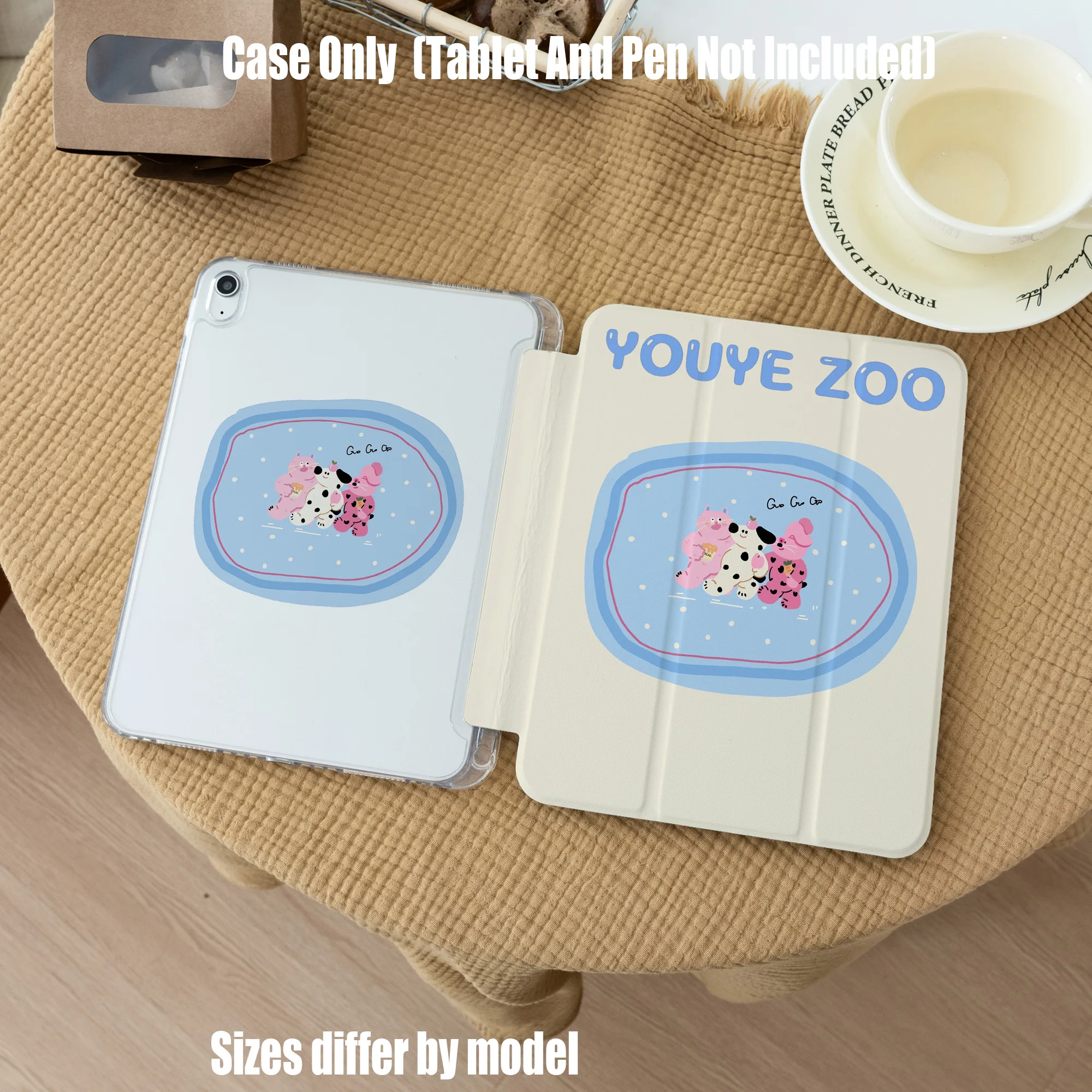 Premium TPU Tablet Case for Samsung and Apple All Models Slim Fit Protective Cover，Shockproof Lightweight Durable