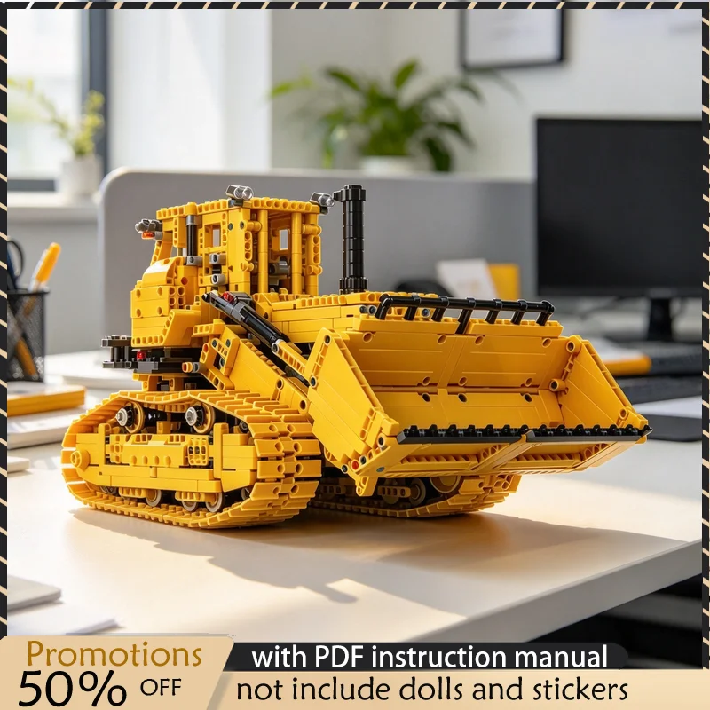 2149PCS MOC RC Heavy Crawler Loader Engineering Vehicle Model Building Blocks DIY Assembly Toy Adult Collector Desktop Gift
