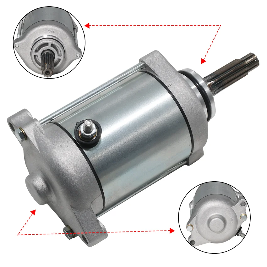 Motorcycle Starter Motor Starting For Suzuki LT-F500F QuadRunner 500 4WD DR650 DR650SE XF650 Freewind 31100-32E00 31100-32E01