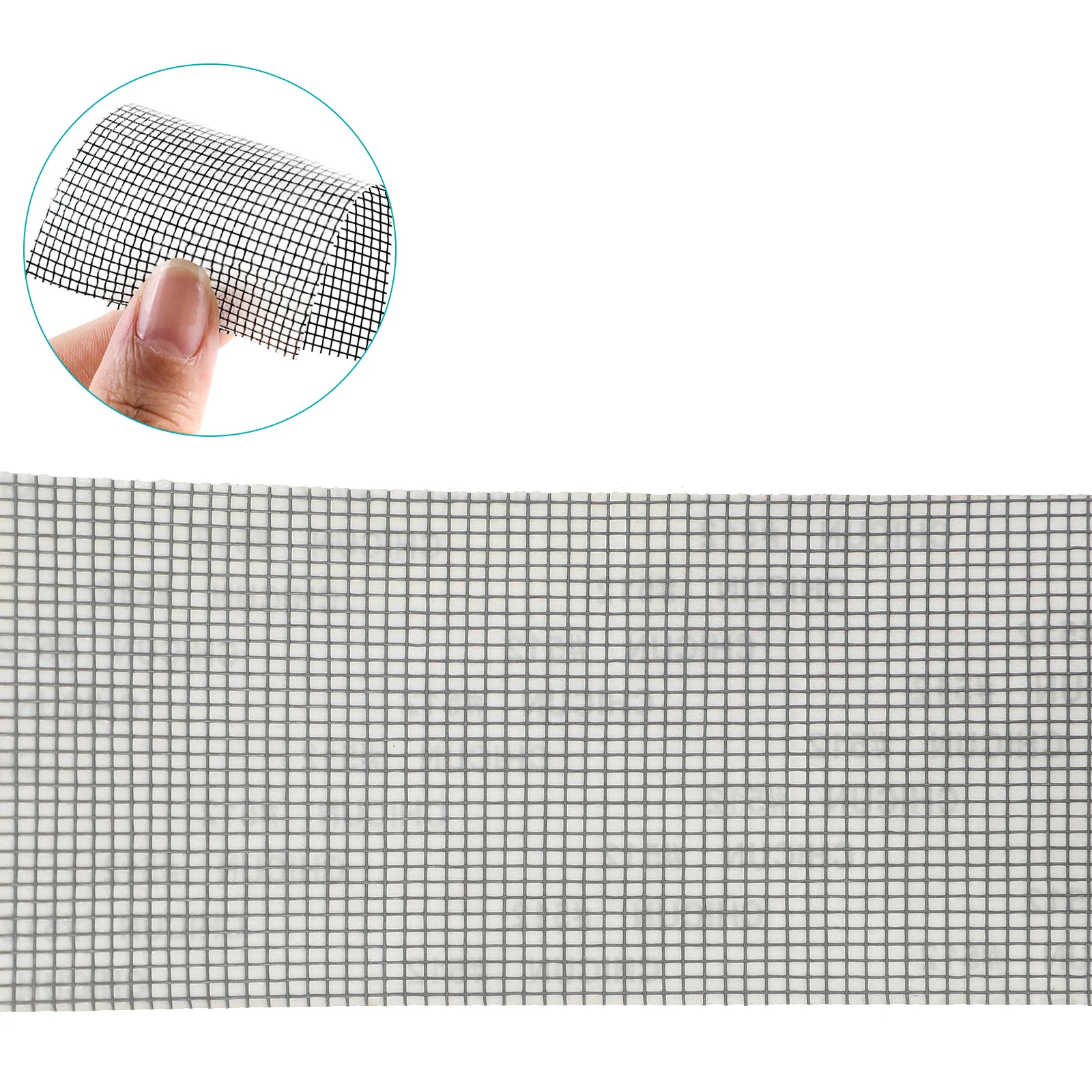 

2 pcs Durable Screen Patches Self-Adhesive Window Netting Repair Kits For Door Window Screen Block Flies Fresh Air Ventilation