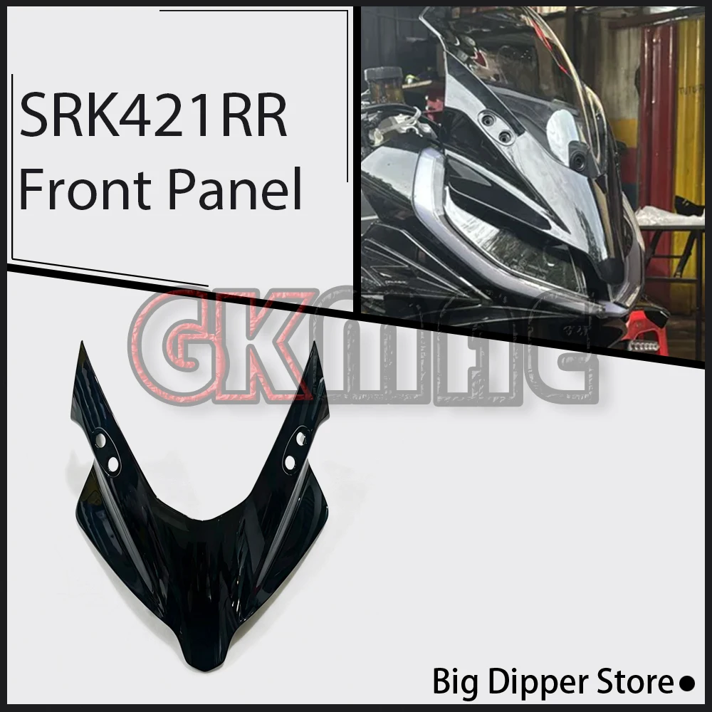 New Fit QJMOTOR SRK 421 RR SRK421RR Headlight Cowl Front Cowling Front Panel Decorative Trim Front Fairing Camera Mount Bracket