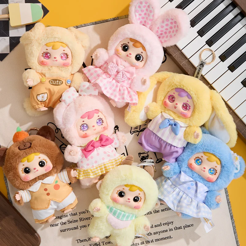 

Cute Authentic Samuel Little Animal Allies Club Series Blind Box Trendy Toy Plush Doll Keychain Bag Charm Gift For Girls & Women