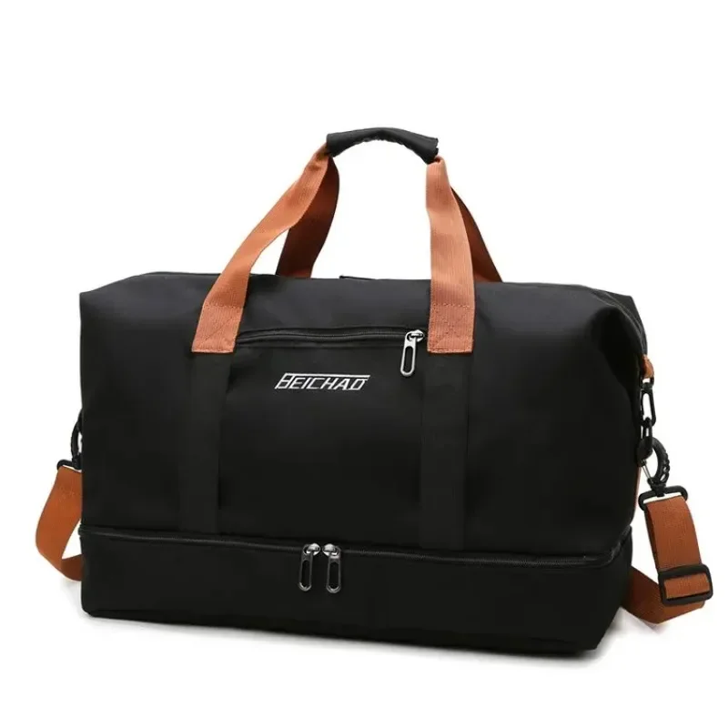 Fashion Travel Bags For Women Large Capacity Men's Sports bag Waterproof Female Messenger Bag Dry And Wet Dropshipping