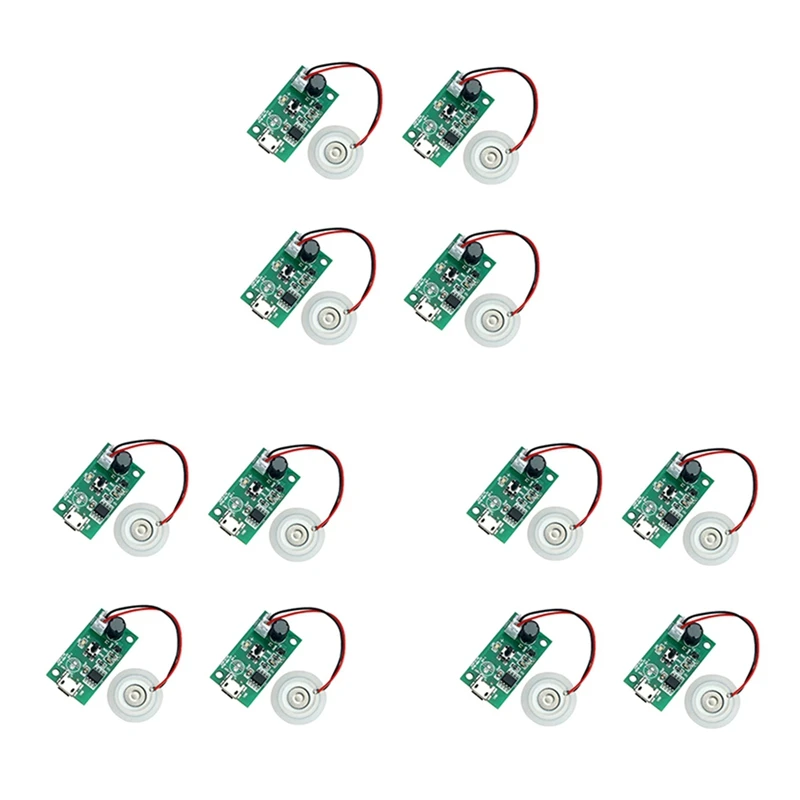 N11R--12Pcs-20MM-Ultrasonic-Mist-Maker-Fogger-Atomizer-Transducer-Atomizer-Film-Pelat-Aksesori-Humidifier-Gasket Karet