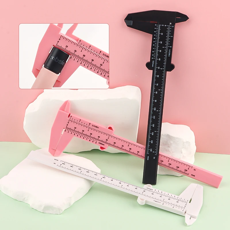 80/150mm Tragbare Kunststoff Augenbraue Messschieber Tattoo Microblading Messschieber Lineal Permanent Make-Up Messwerkzeuge – Detail 5