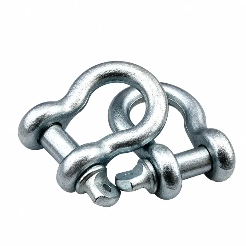 25T High Strength Bow Shackle 1-3/4 Inch Heavy Duty American Type For Sailing Crane Rigging Hardware