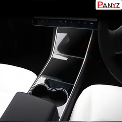 For Tesla Model 3 2017-2020 Center Console Protective Film Transparent Film Stickers 3Pcs