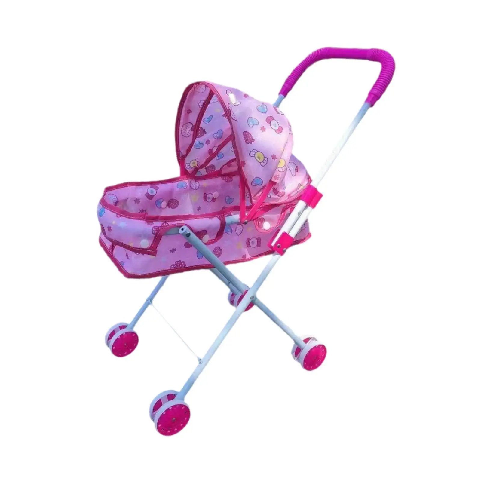 Doll Stroller Trolley Toys for Dollhouse Decoration Party Favors Girls Gift