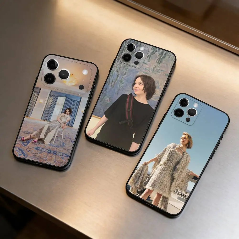 

E-Emma M-Myers Phone Case For iPhone 17,16,15,14,13,12,11 Plus,Pro Max,Soft Silicone Black Cover