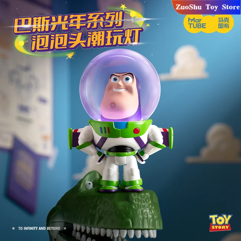 

Martube Pixar Disney Toy Story Buzz Lightyear Nightlight Movable Action Figure Hand-Made Desktop Decorative Art Ornaments Gifts