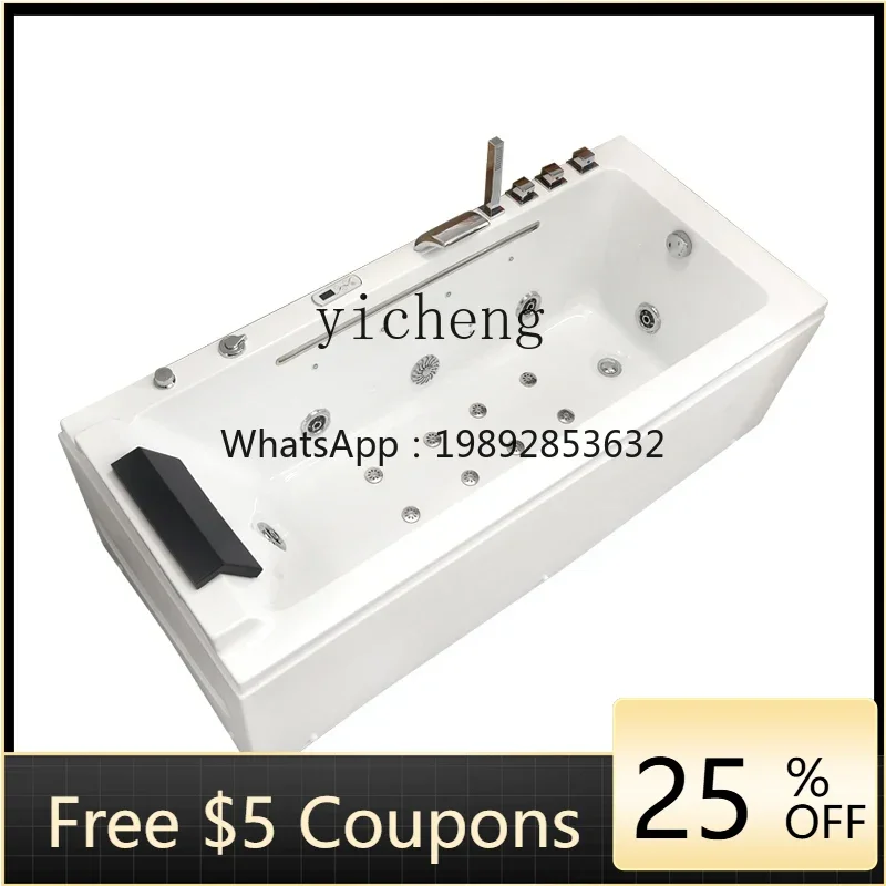 

XL acrylic massage surfing intelligent constant temperature heating bathtub basin