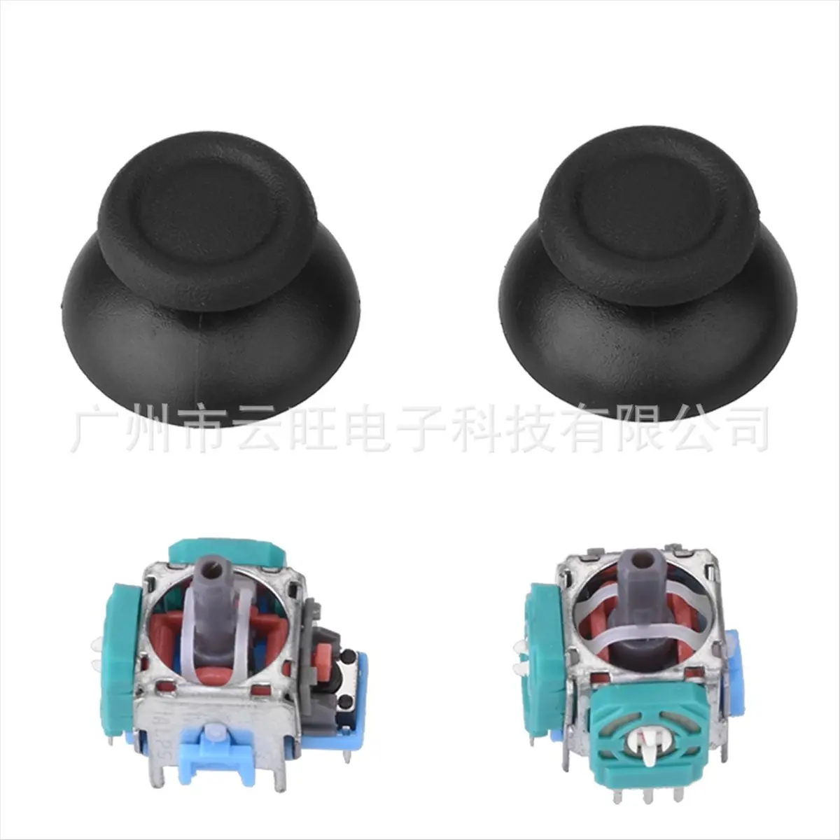 AS62 3D Joystick Kit for PS4 Controller JDM 011 1100 1000 US Version L1 R1 L2 R2 Trigger Button Conductive Rubber Flex Cable