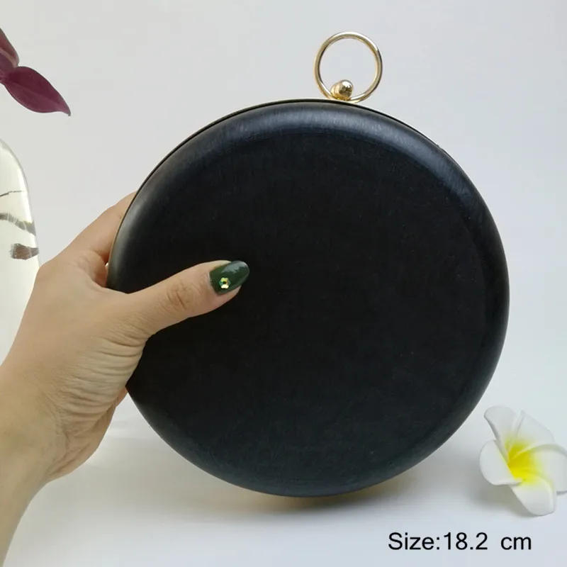 18 CM Or 14 cm Round Flat Box Frame Bring Ring DIY Handbag Accessories Purse Frame Bag Handle Parts Drop Shopping Purse Frame