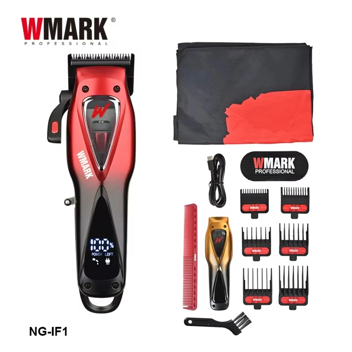 WMARK Cordless Hair Trimmer 10000 RPM for Men
