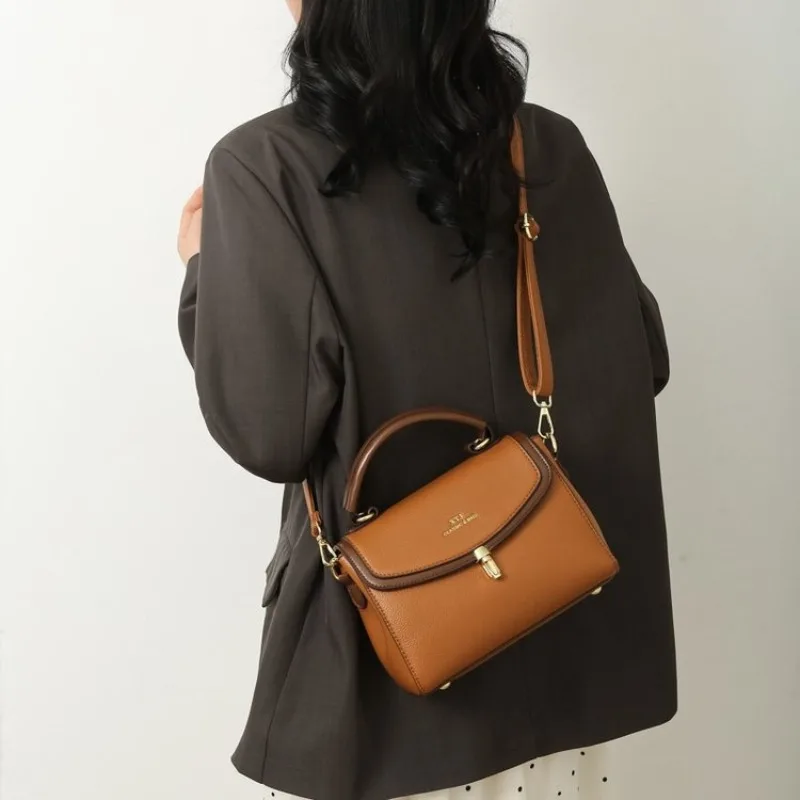 エレガントなパリ風無地おむつバッグ女性用ハイエンドカジュアルトートバッグシンプルなクロスボディバッグ高級ブランドメッセンジャーバッグ