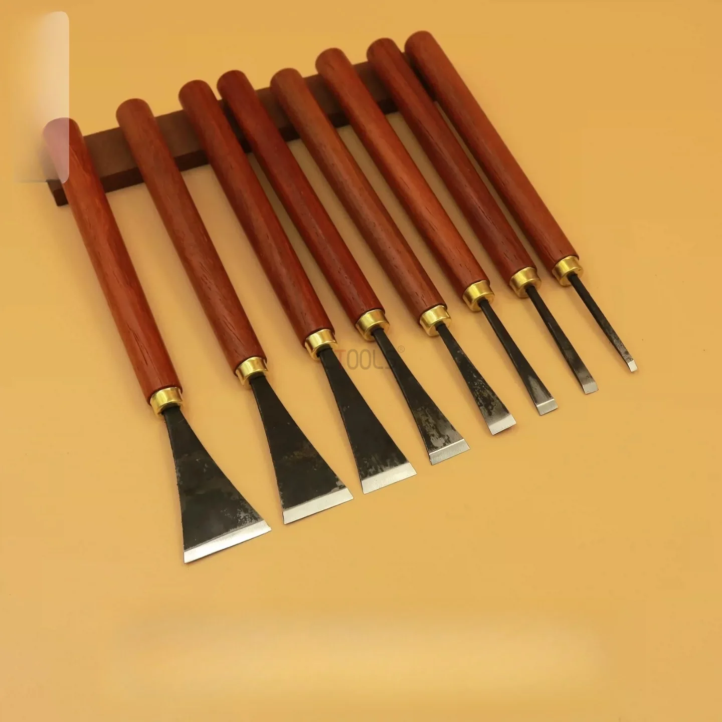 Wood Carving Chisel Kit Flat Carving Knives for Wood Sculpture Edge Trimming Surface Smoothing Deburring Woodworking Sculpting