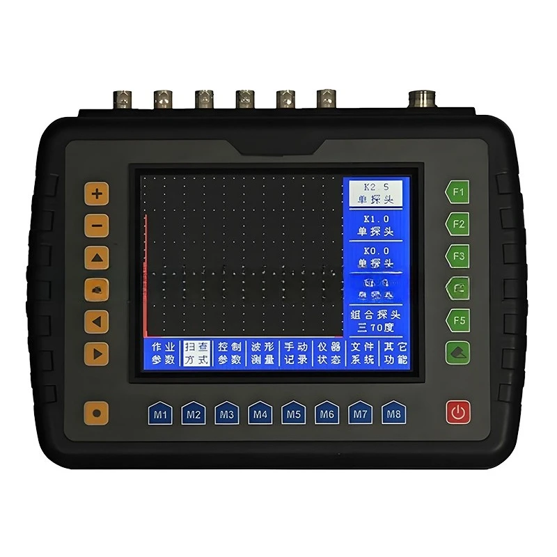 

Rail ultrasonic flaw detector Non-destructive testing instrument Cart type rail flaw detector Ultrasonic rail detector