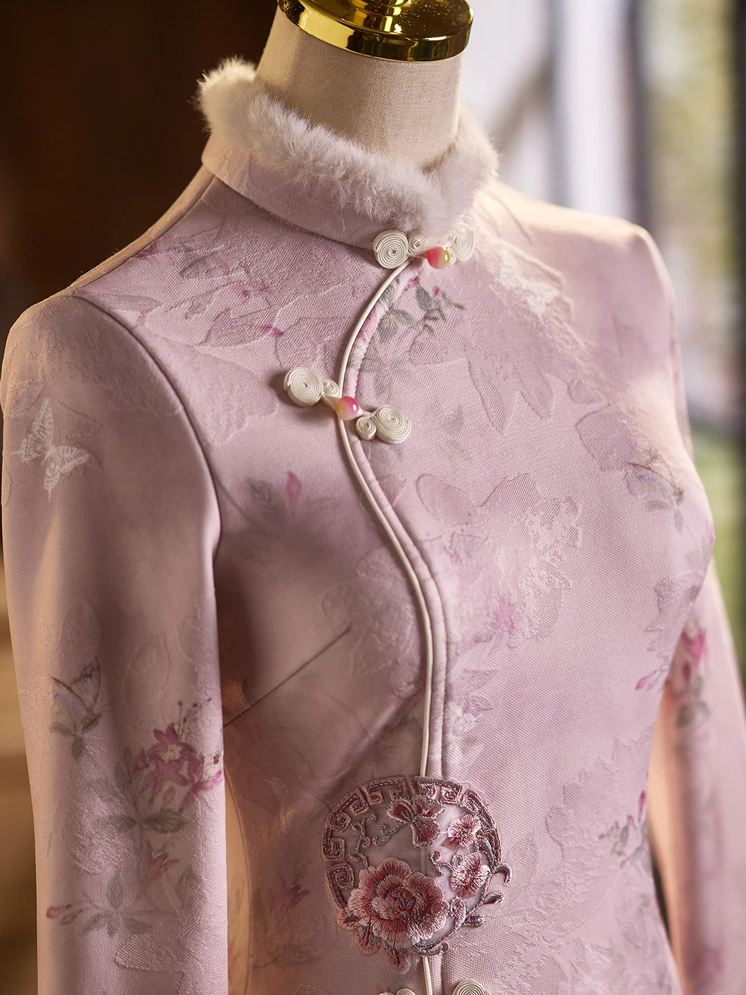 rosa-tradizionale-cinese-da-donna-sle-thiened-long-sve-incinto-in-vita-abbigliamento-quotidiano-bellissimo-dr-di-media-lunghezza