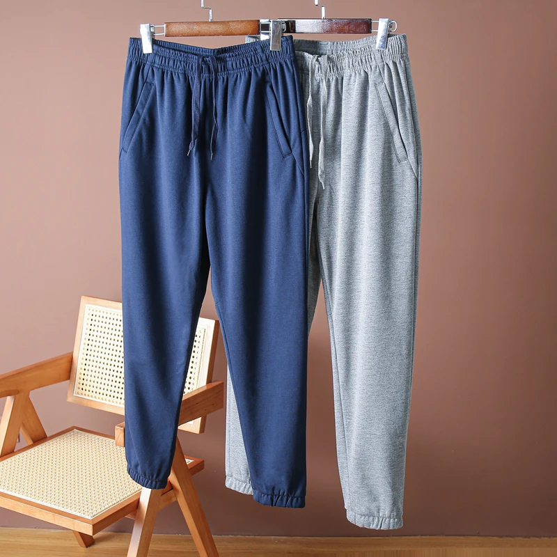 

Men's Spor Elastic Waist Pants 3D Tailoring Upper Body ape Long Trousers Casual Straight Leg Spring Youthful Sle