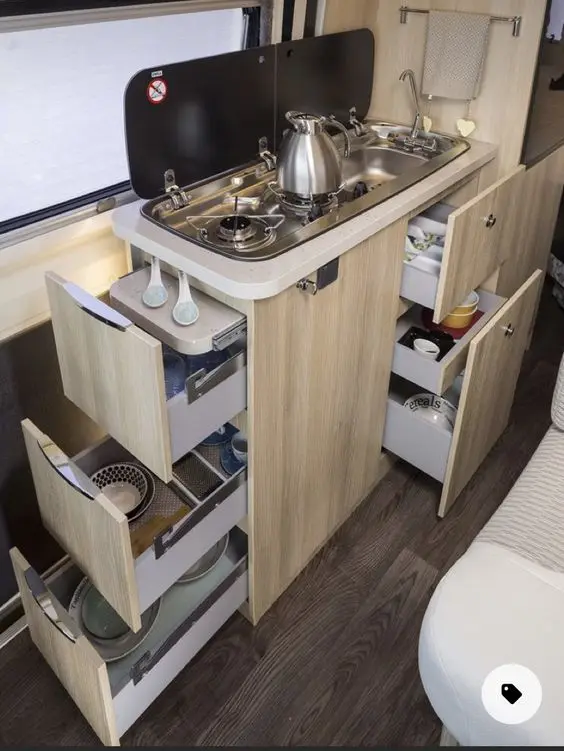 Cost-effective Camper Cabinet Customized Aluminum Furniture Durable and High Strength RV Furniture