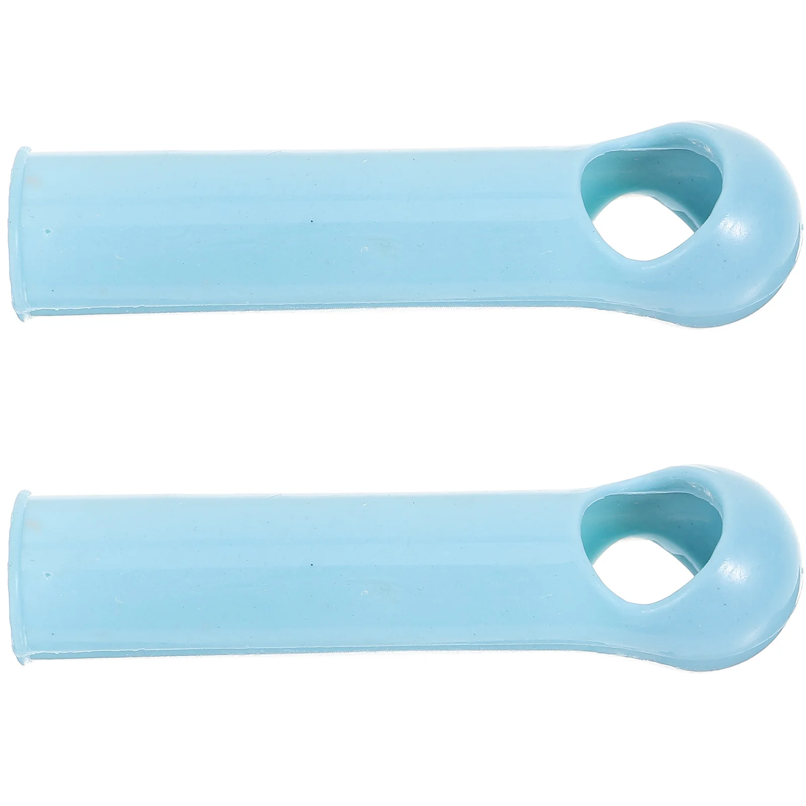 2 Pcs Push Dustpan Handle Accessories for Broom Mop Grip Replacement Decanter Plastic Sweeping