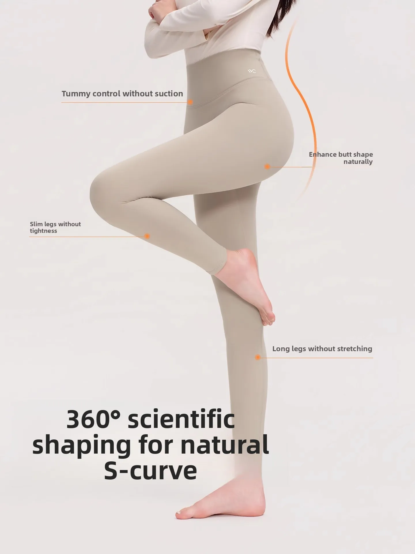 VVC レディース ハイウエスト ヨガパンツ 高弾性 スリミング ベースレイヤー パンツ 秋冬 スポーツ アークパンツ 9点パンツ