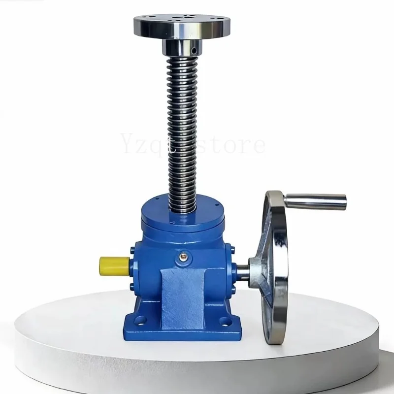 SWL worm gear screw lift, vertical flange copper nut lift, small self-locking screw lift
