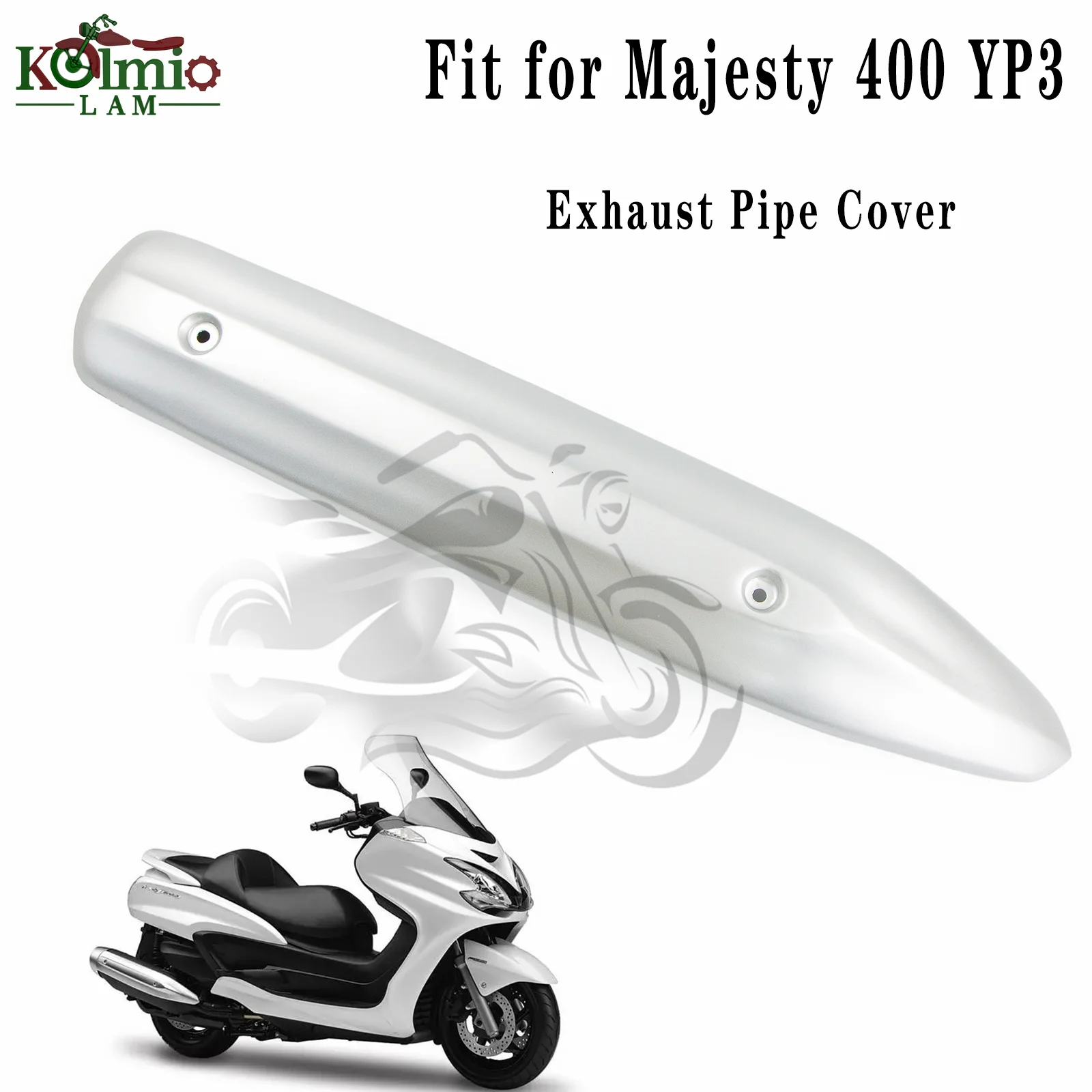 

Fit For Yamaha Majesty 400 YP3 YP400 Motorcycle Exhaust Pipe Cover Cowl Protector Accessories YP 400