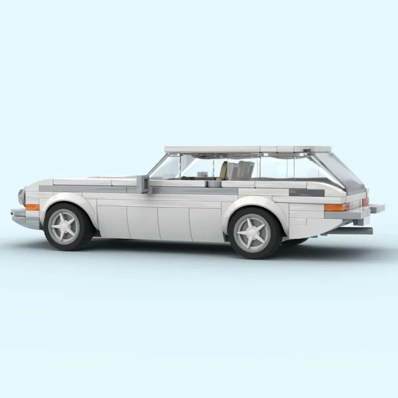 

Строительные блоки MOC, 278 деталей, модель автомобиля City Speed ES 1971, игрушка для мальчика, взрослый рождественский подарок