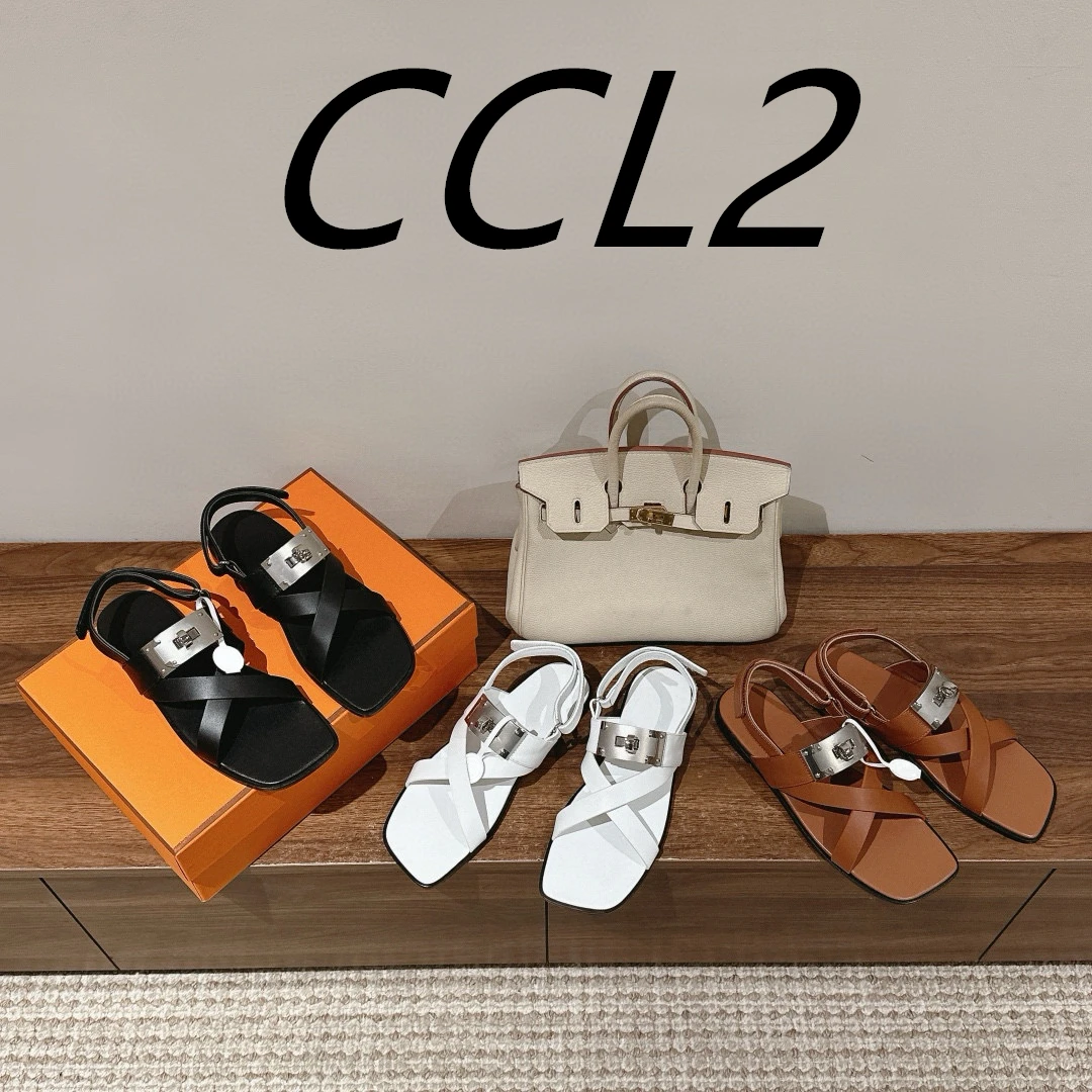 

24 years spring and summer models flat ladies sandals, fashion shoes sandals, calf leather upper, sheepskin lining, comfortable