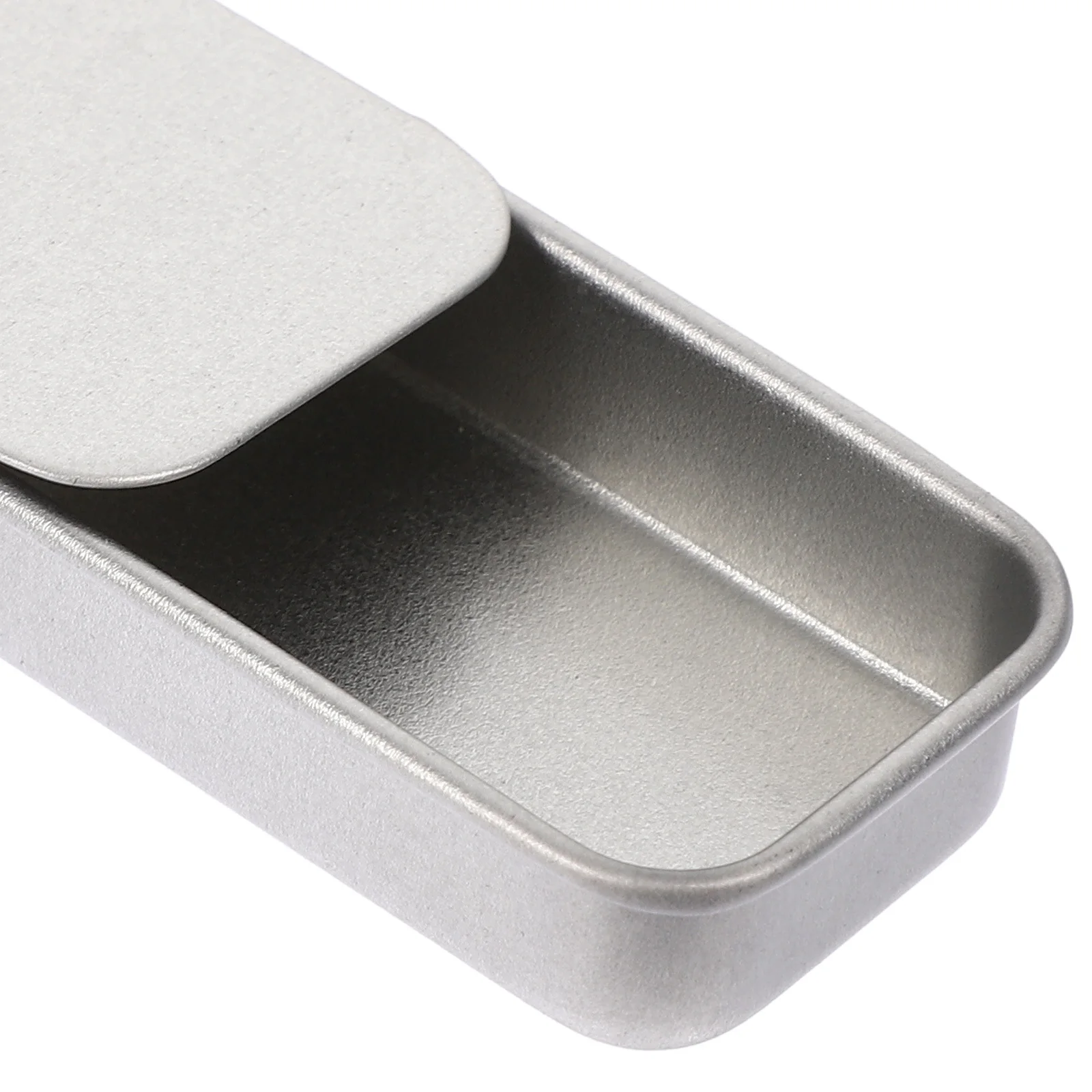 

16 Pcs Balm Box Tinplate Candy Tins Small Boxes Recipe Containers Metal Push Style Work Portable