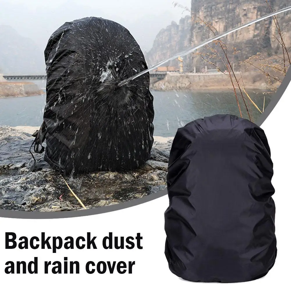 20-80l Adjustable Waterproof Dustproof Backpack Sport Rain Shoulder Tools Portable Ultralight Protect Outdoor Hiking Cover K8x9