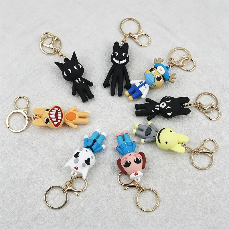 Animal Hospital Pendant Horror Game Animal Hospital Anomaly Cat Dog Penguin Bunny Animal Hospital Keychain Ccosplay Gifts