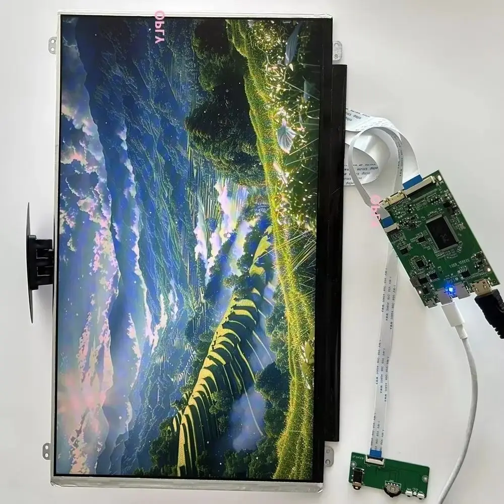 

Комплект платы контроллера 2, тип-C, мини-HDMI, совместимый с ПК PS X360, ноутбук, малиновый + 15,6 дюйма, 1920X1080, 1080P, IPS, EDP, панельный экран