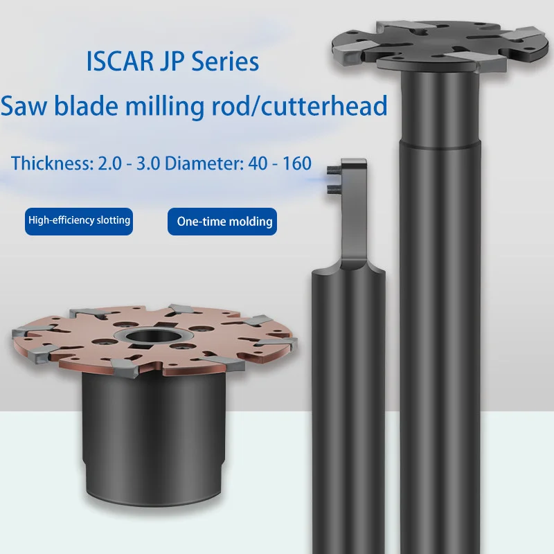 Saw blade milling cutter with T-shaped groove, milling disc with ultra-thin side cutting three-edge milling cutter, ICSA GFN ser